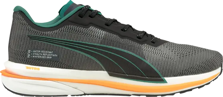 

Кроссовки Puma Velocity Nitro WTR Black Orange Glow, черный