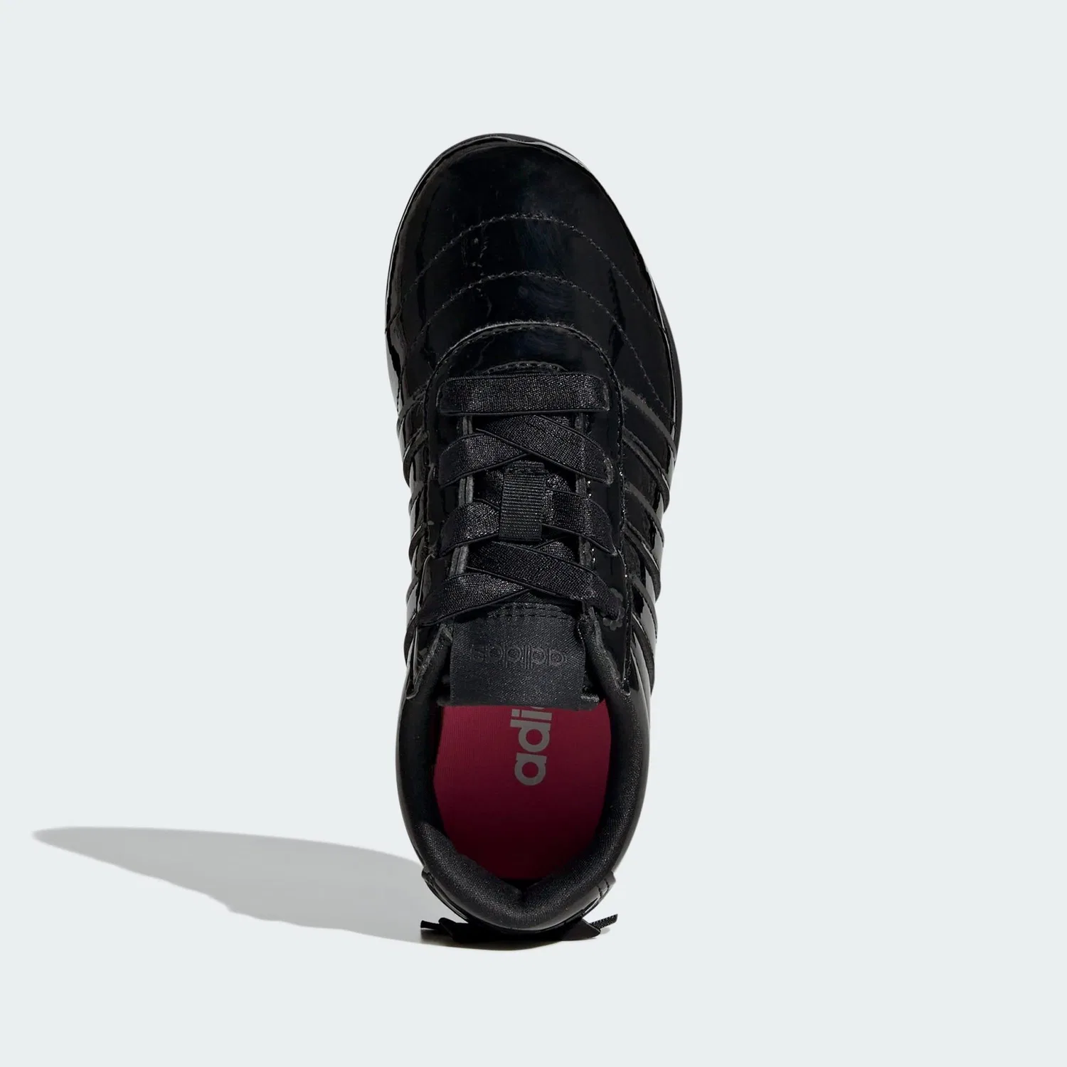 Детские кроссовки с эластичной шнуровкой Grand Court Lo Adidas, Schwarz — фото 2