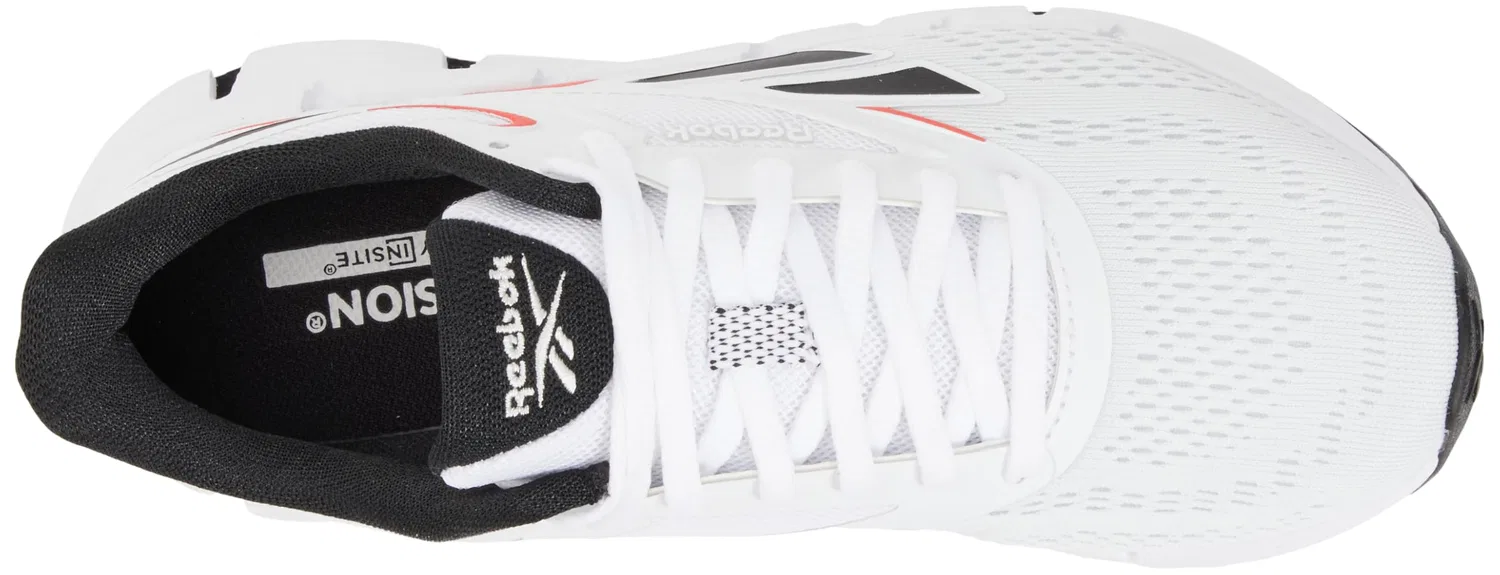 Детские кроссовки для мальчиков с принтом Zig Dynamica 6 Reebok, Ftwr White Core Black Energy Red — фото 3