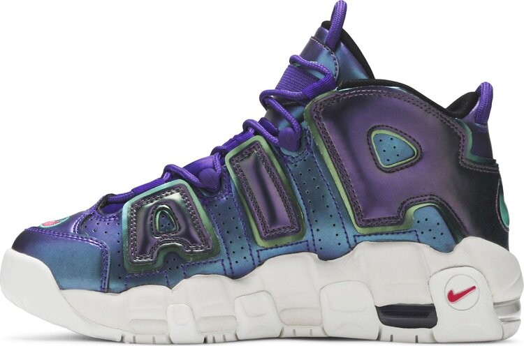 Кроссовки Nike Air More Uptempo GS 'Iridescent Purple', фиолетовый — фото 4