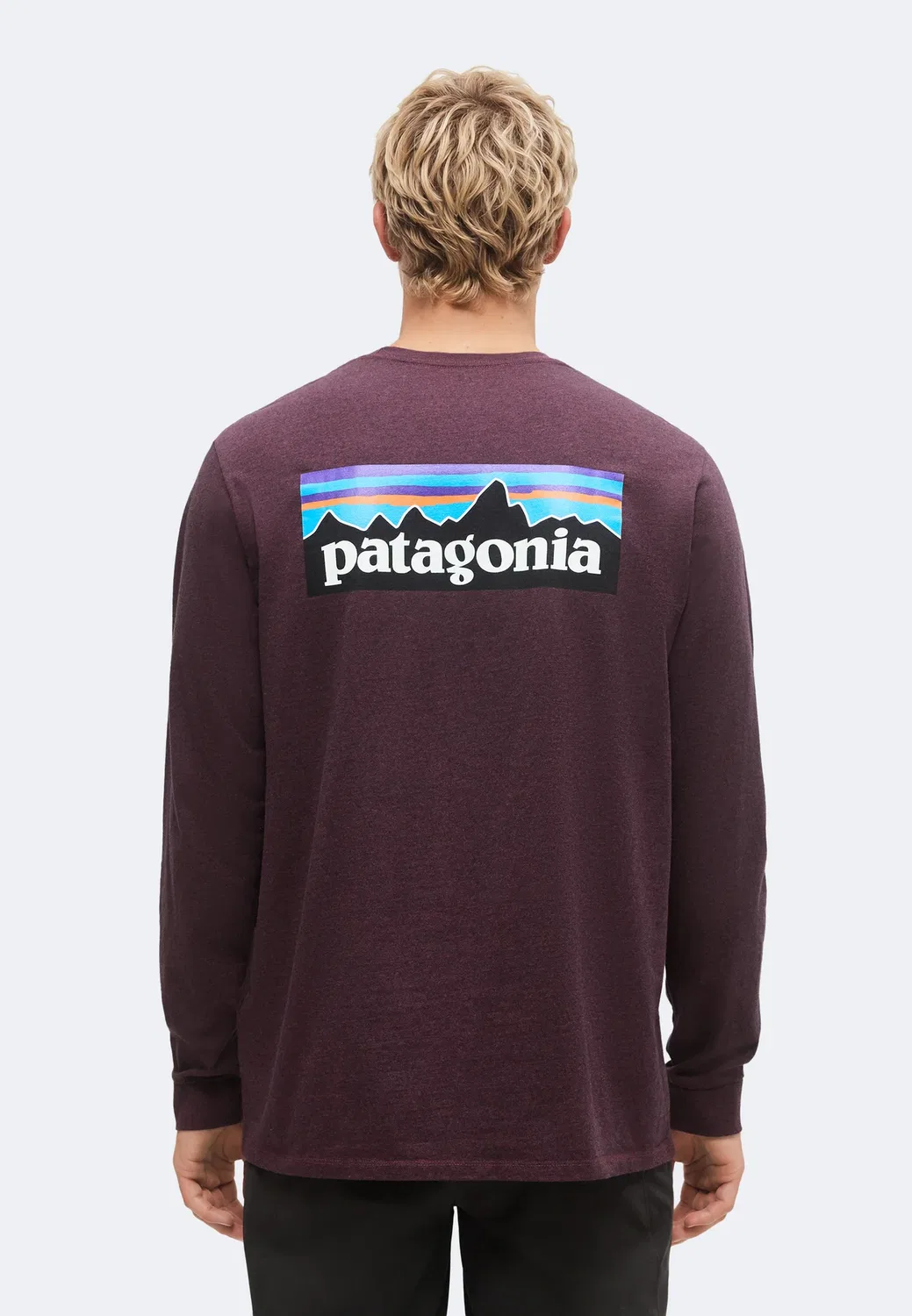 Футболка с длинными рукавами с логотипом P-6 responsibili-tee Patagonia, Berry Fig