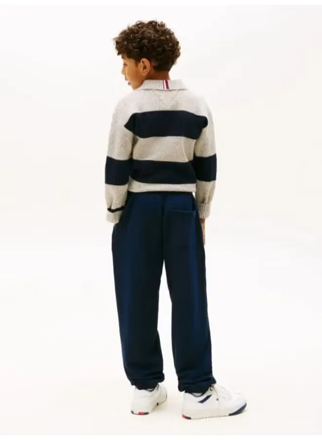 Шорты с кулиской Tommy Hilfiger, темно-синий — фото 3