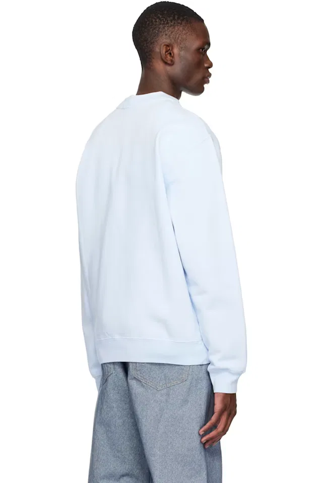 Синяя толстовка грос грейн Jacquemus — фото 3