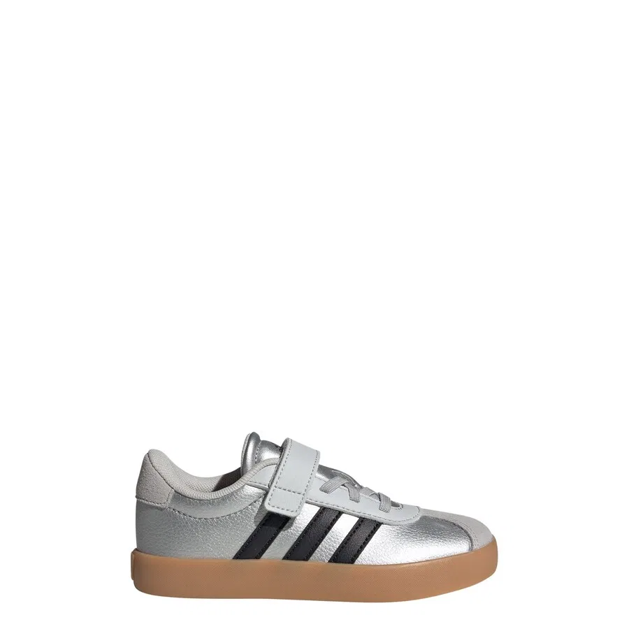 Кроссовки ADIDAS SPORTSWEAR 'VL Court 3.0' серебристого цвета — фото 2