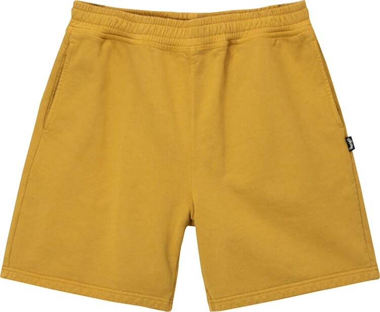 

Шорты Stussy Pigment Dyed Fleece Short 'Gold', золотой