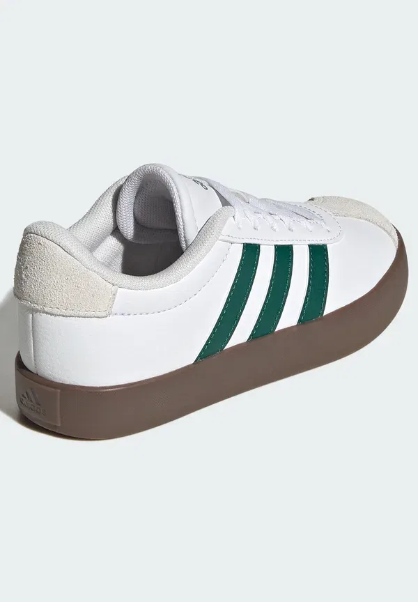 Кроссовки детские Adidas Sportswear VL Court 3.0, облачно-белый колледж-грин гам — фото 4