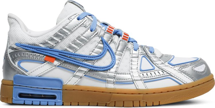 Кроссовки Nike Off-White x Air Rubber Dunk 'University Blue', синий - фото