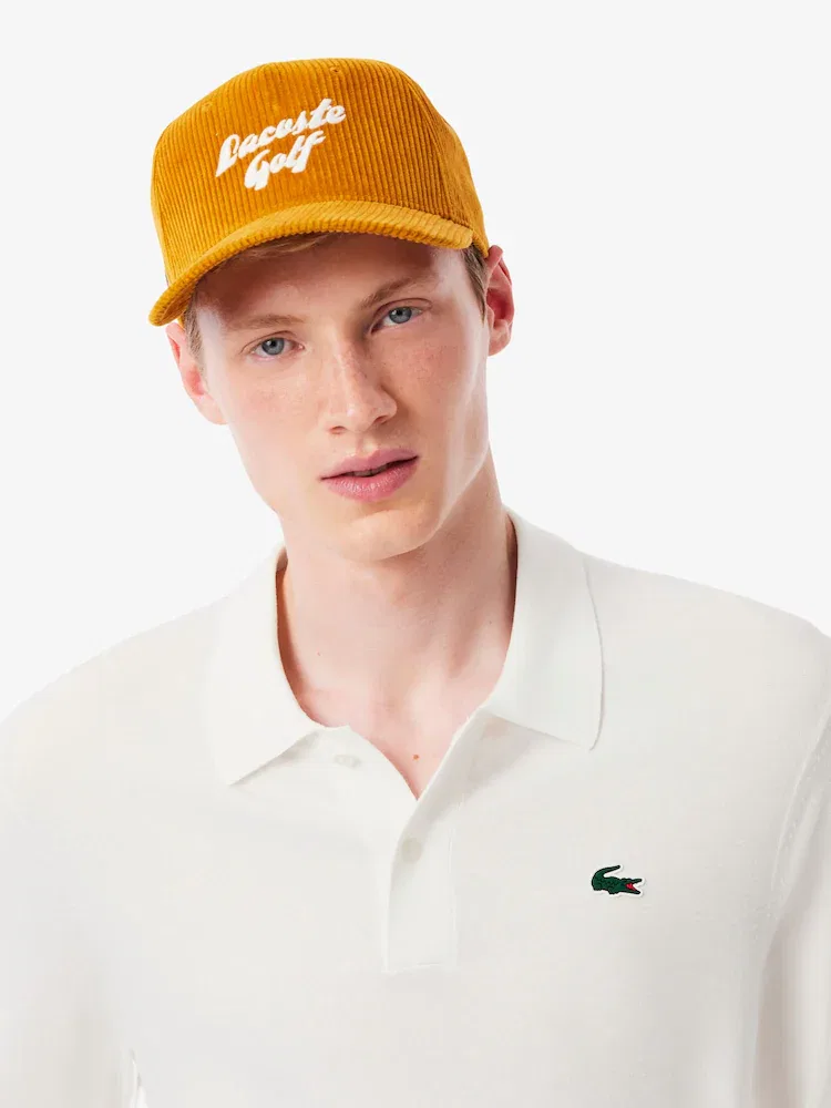 Свитер мужской Lacoste поло, с длинным рукавом, темно-синий — фото 2