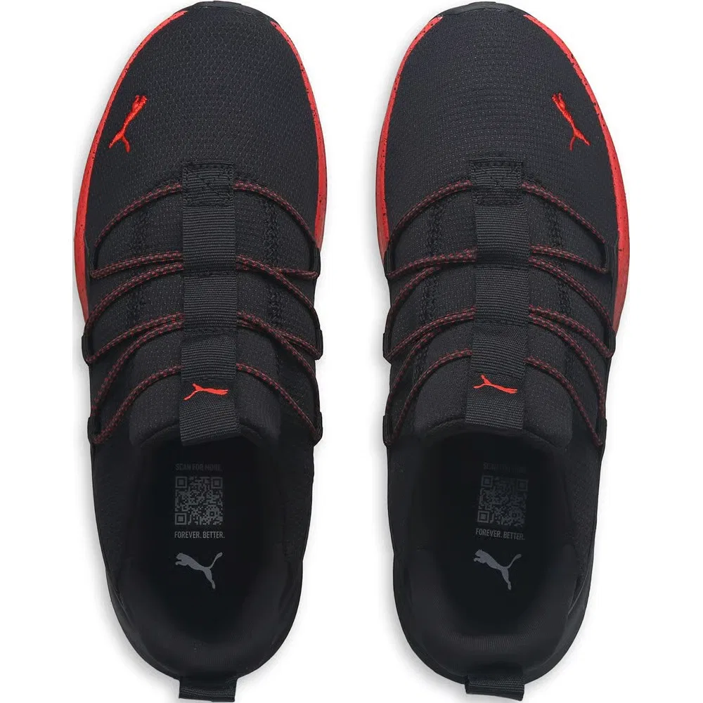 Детские кроссовки one4all 2.0 Puma, Black/Red — фото 4