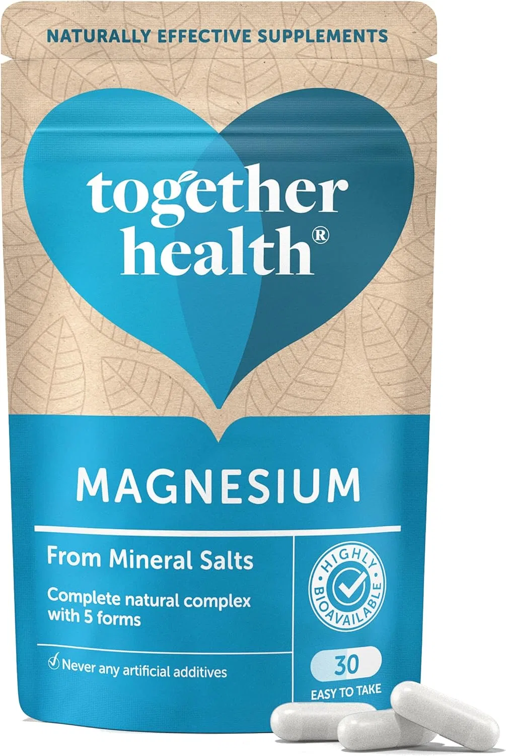 Бат Соль Together Marine Magnesium, 300 капсул, 30 шт, упаковка 10