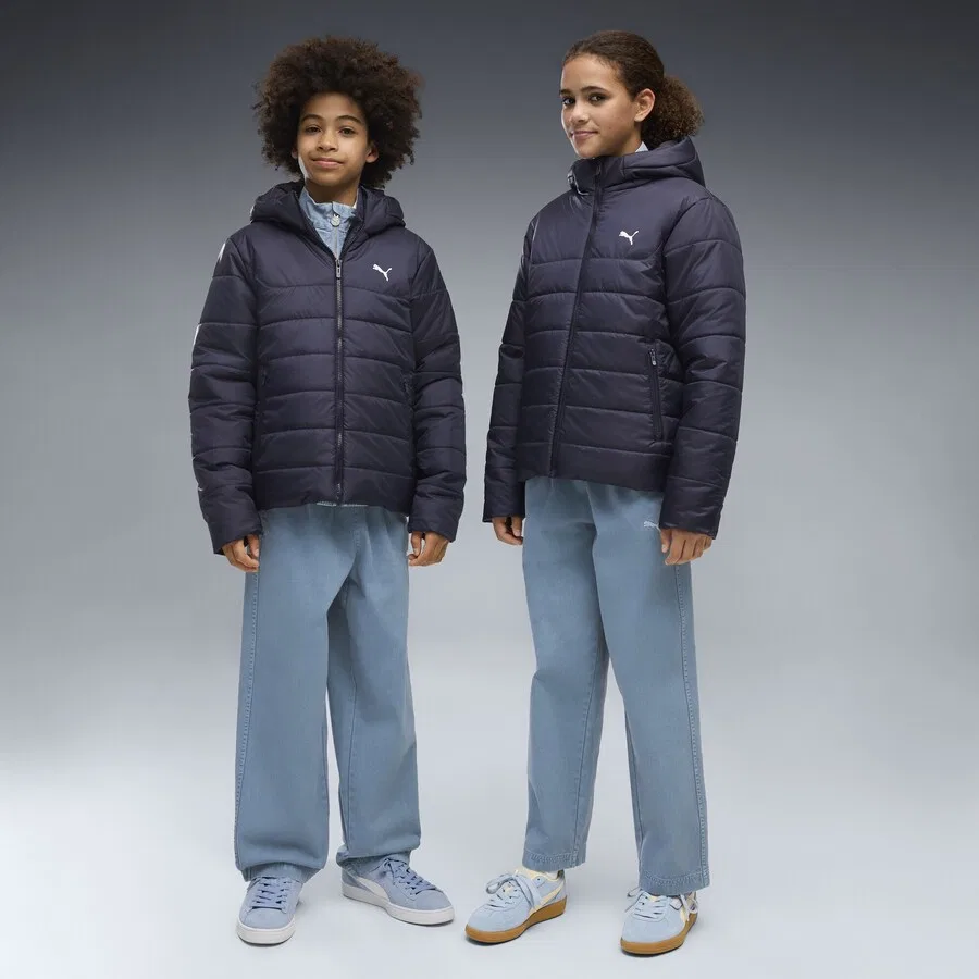 Куртка PUMA Between-Season Jacket 'Essentials' в темно-синем цвете — фото 2