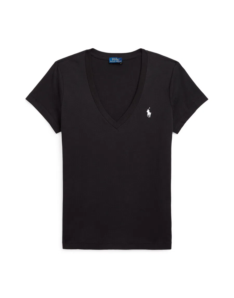 Футболка Polo Ralph Lauren черного цвета