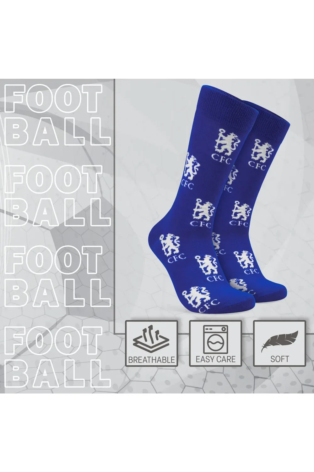 Носки 4 пары Chelsea Fc, Multi — фото 3