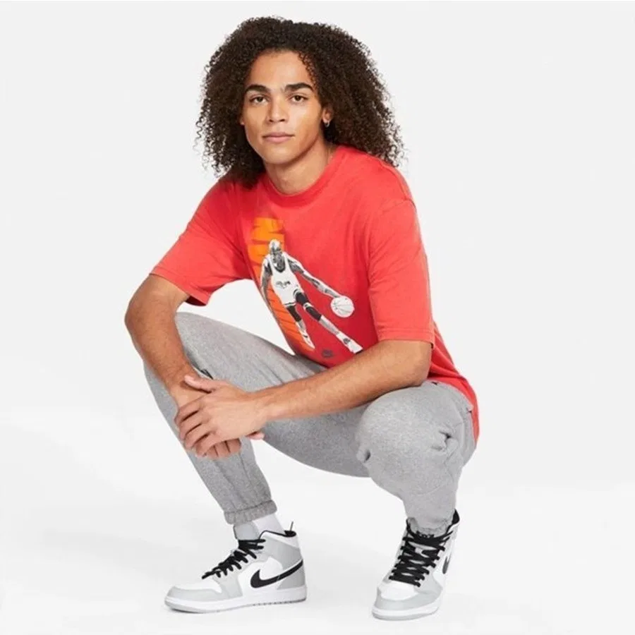 Футболка с графическим принтом Jordan Vintage Nike, Красный — фото 2