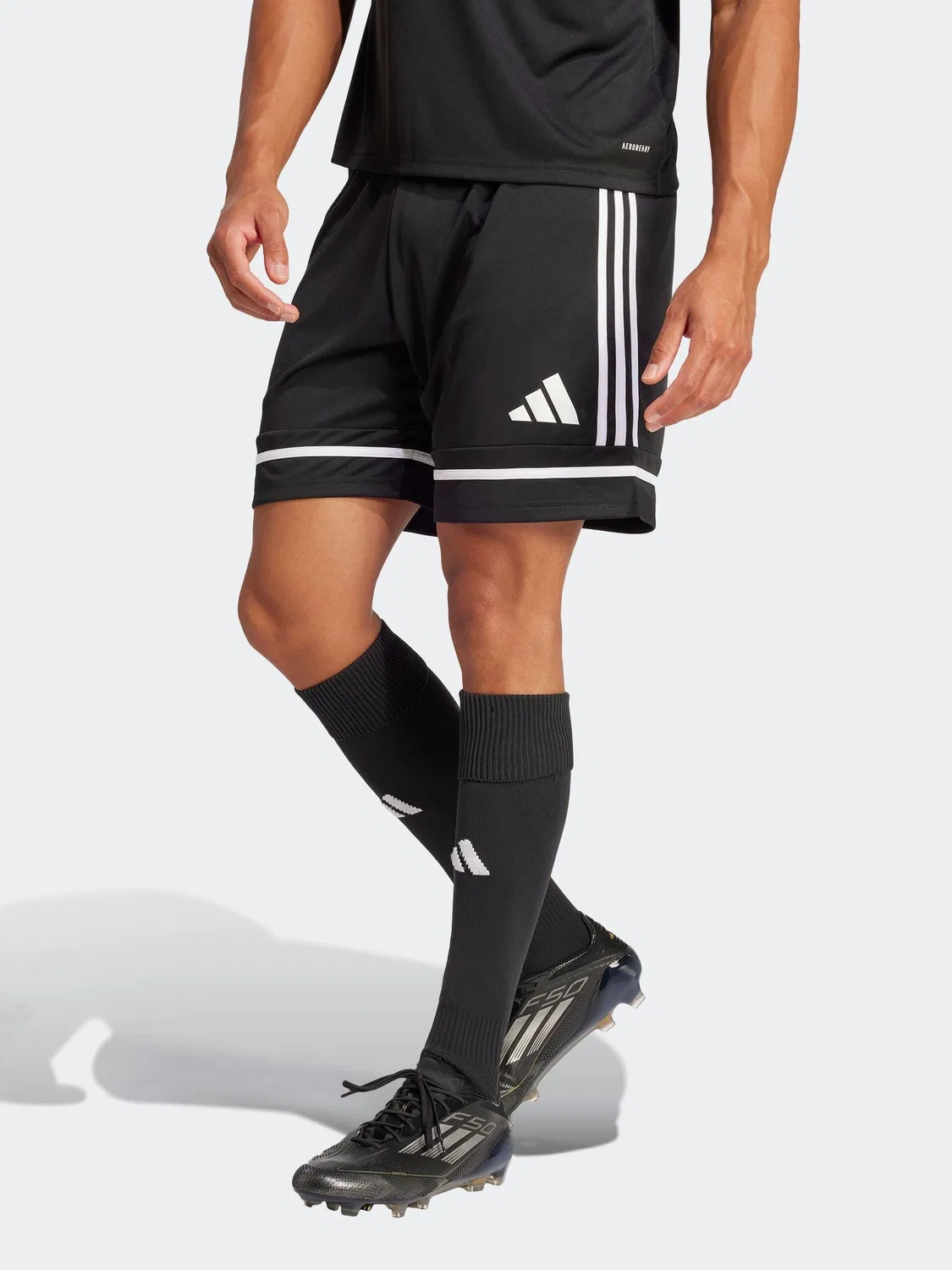Шорты Black Squadra 25 adidas, черный