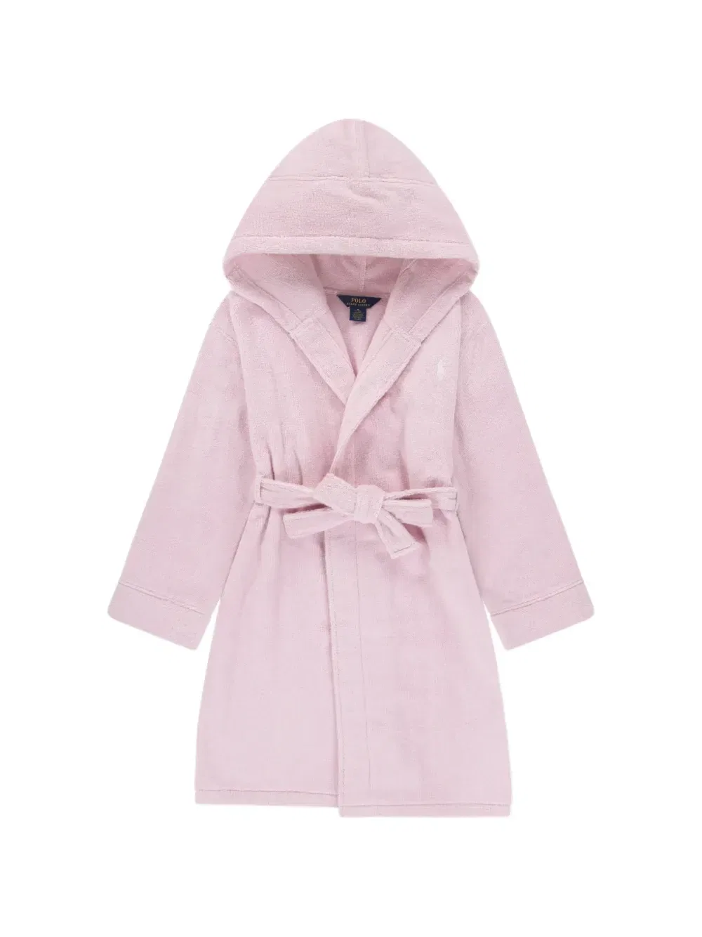 Халат с капюшоном Polo Ralph Lauren Kids, розовый