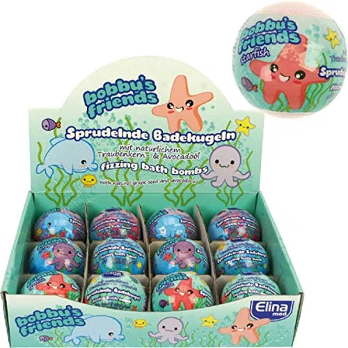 Мочалка для купания Elina Kids Bath Ball, 100 г Jean