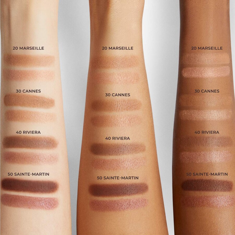 Бронзовый оттенок, насыщенный тальком, матовый и сияющий дуэт Laura Mercier, 0.3 oz /9 g, 50 Sainte- Martin — фото 3