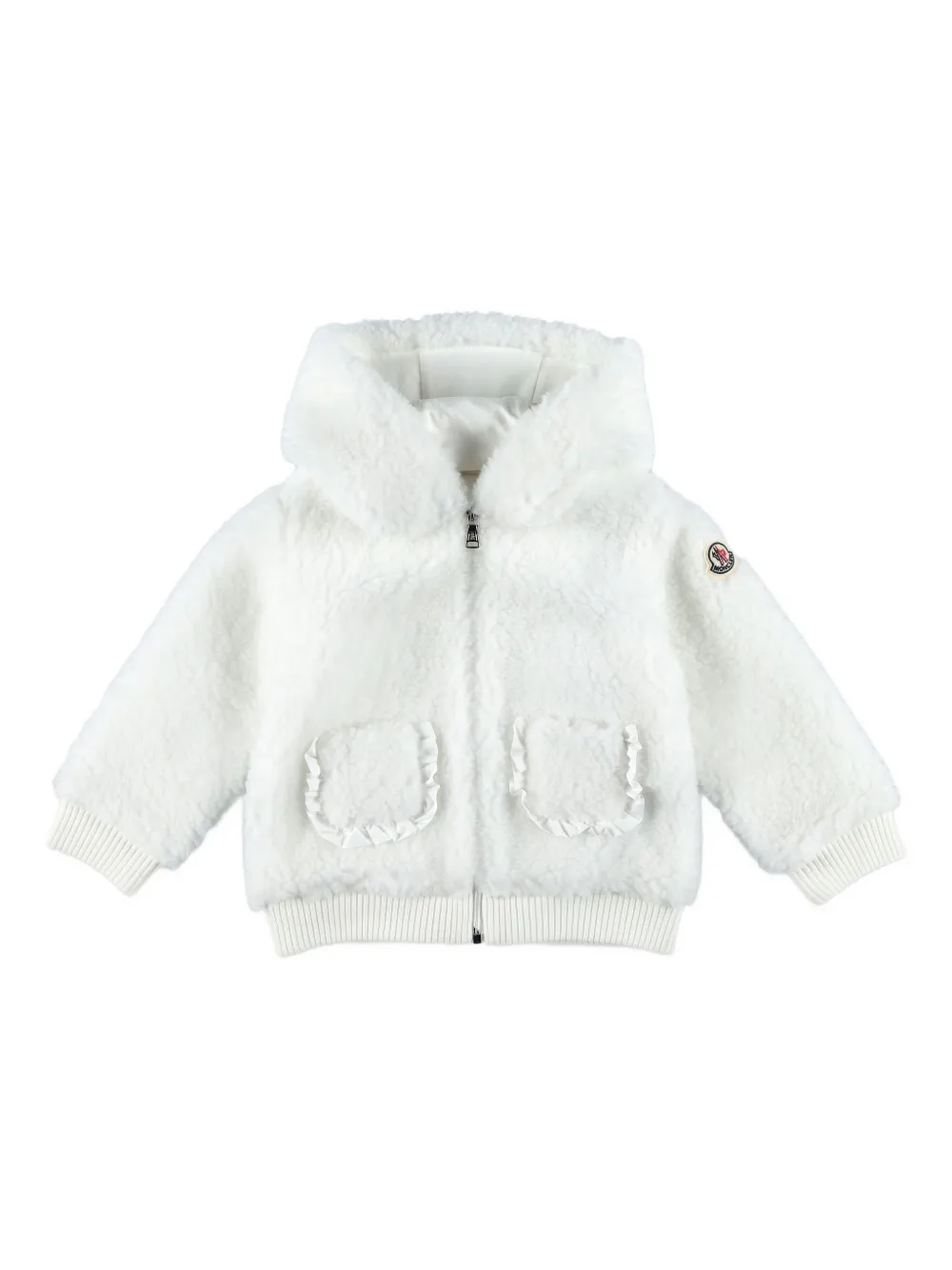 

Худи на молнии Moncler Enfant, нейтральный