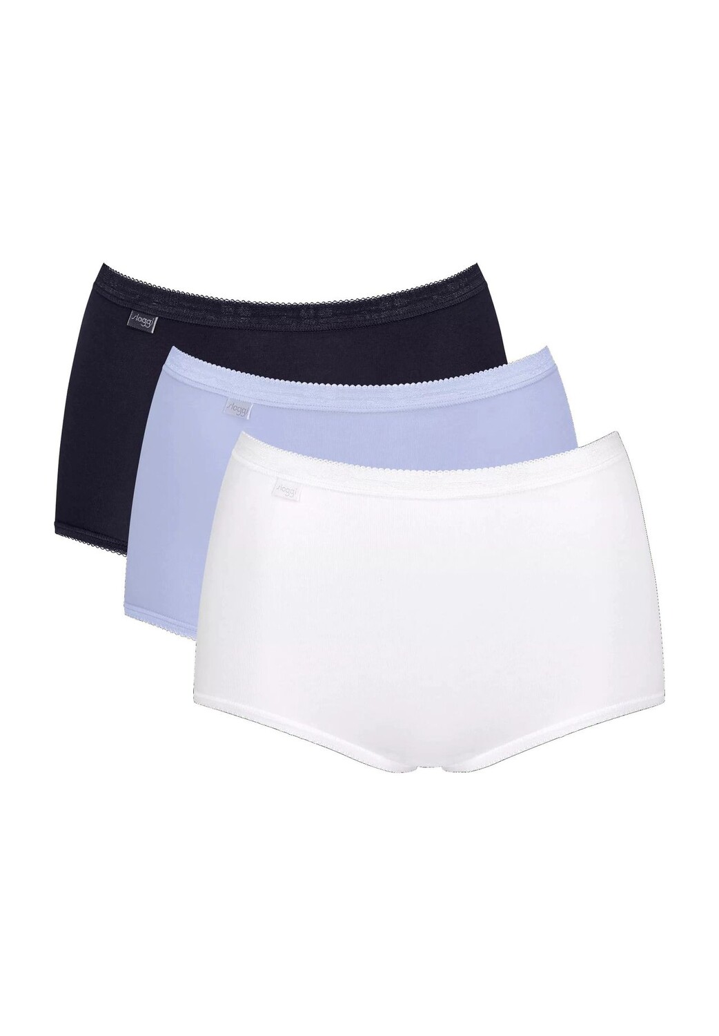 

Трусики Sloggi Basic+, 3 шт., однотонные, женские sloggi, цвет Multiple Colour
