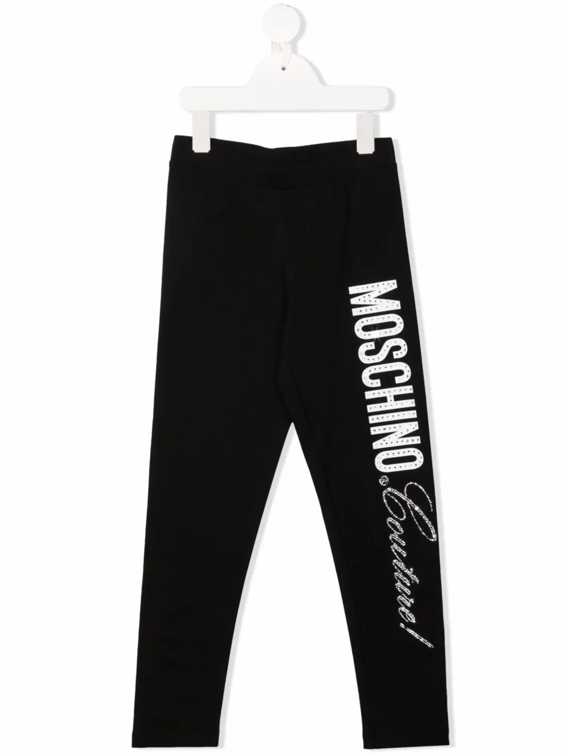 Леггинсы с логотипом Moschino, черный