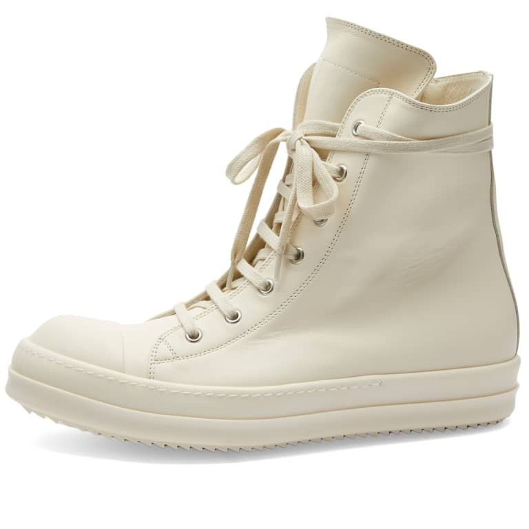 

Кроссовки Rick Owens High, кремовый, Бежевый, Кроссовки Rick Owens High, кремовый