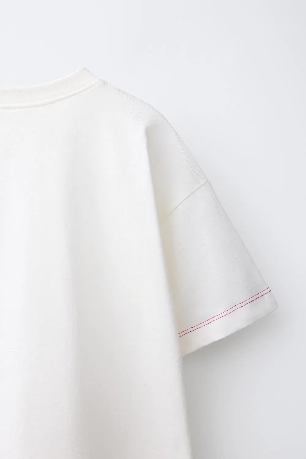 Спортивная футболка с карманом ZARA, White — фото 4