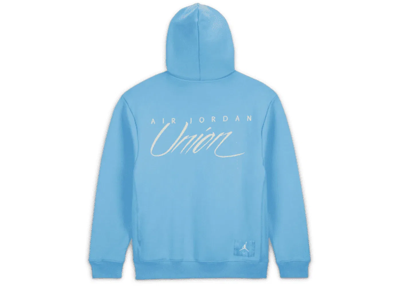 Мужская худи с флисом Jordan x Union MJ Fleece Hoodie (Asia Sizing), Cobalt Pulse/Coconut Milk