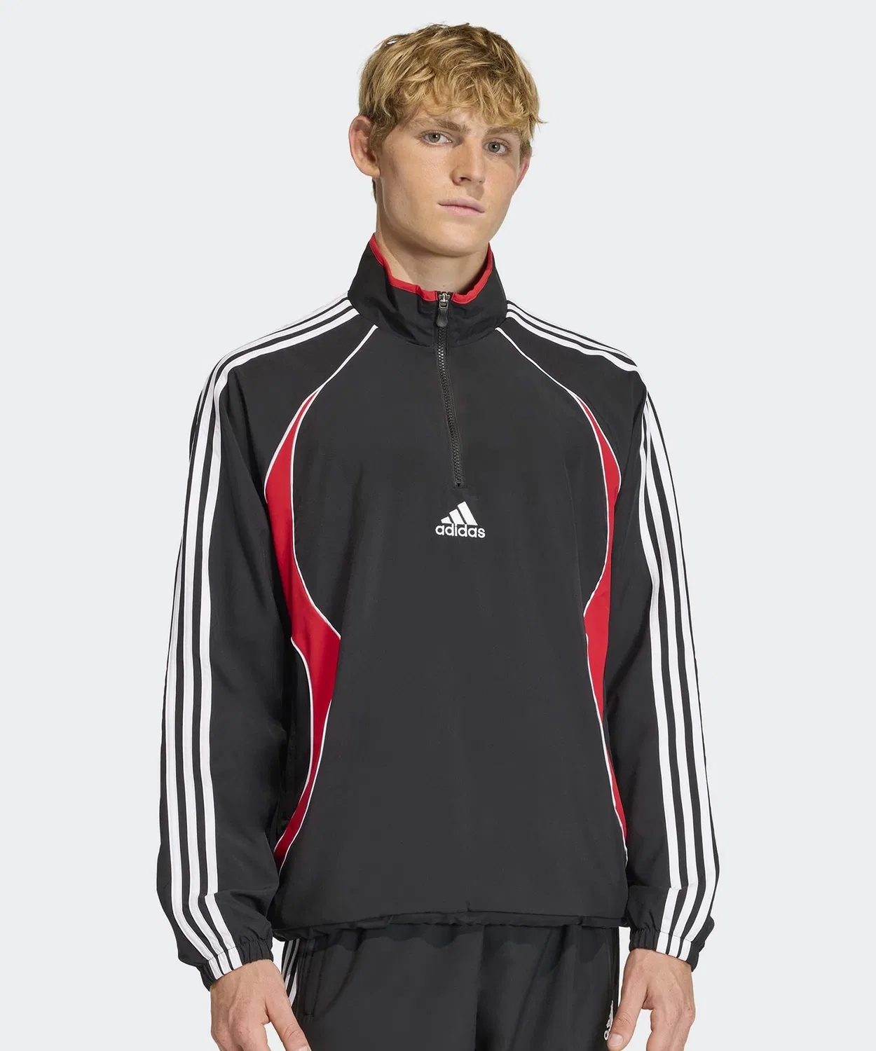 Мужской свитшот с полузастежкой-молнией Team Geist Adidas, Black