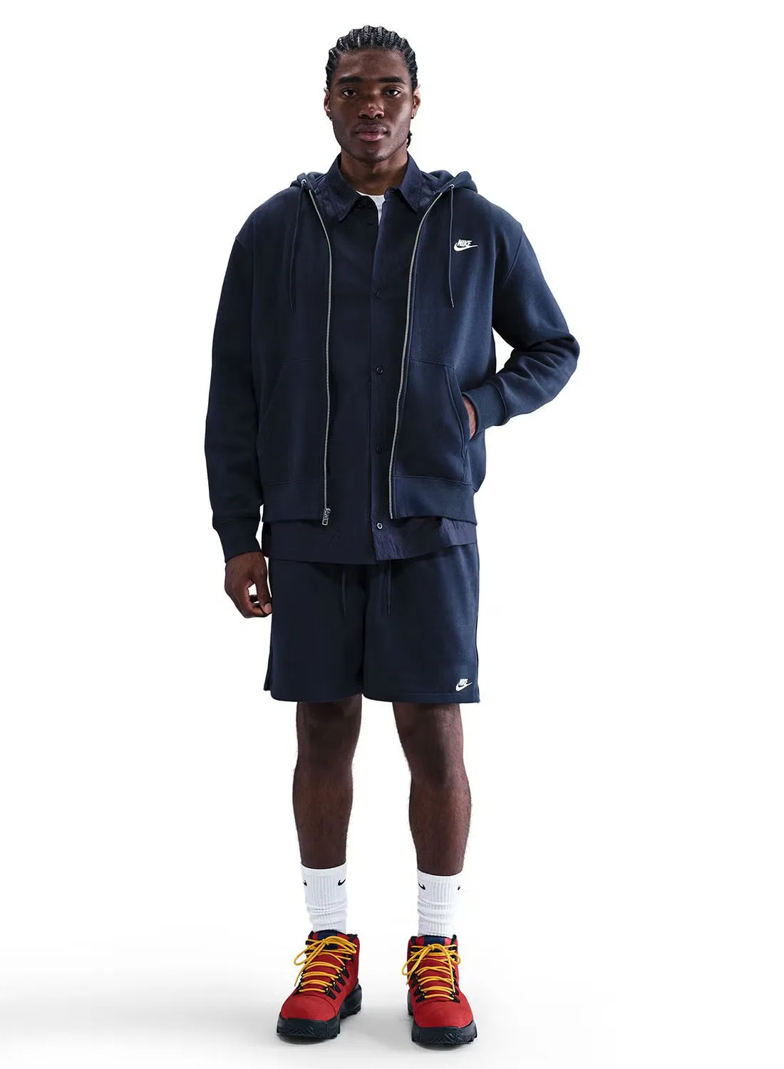 Шорты из футера с логотипом Flow Nike, обсидиановый