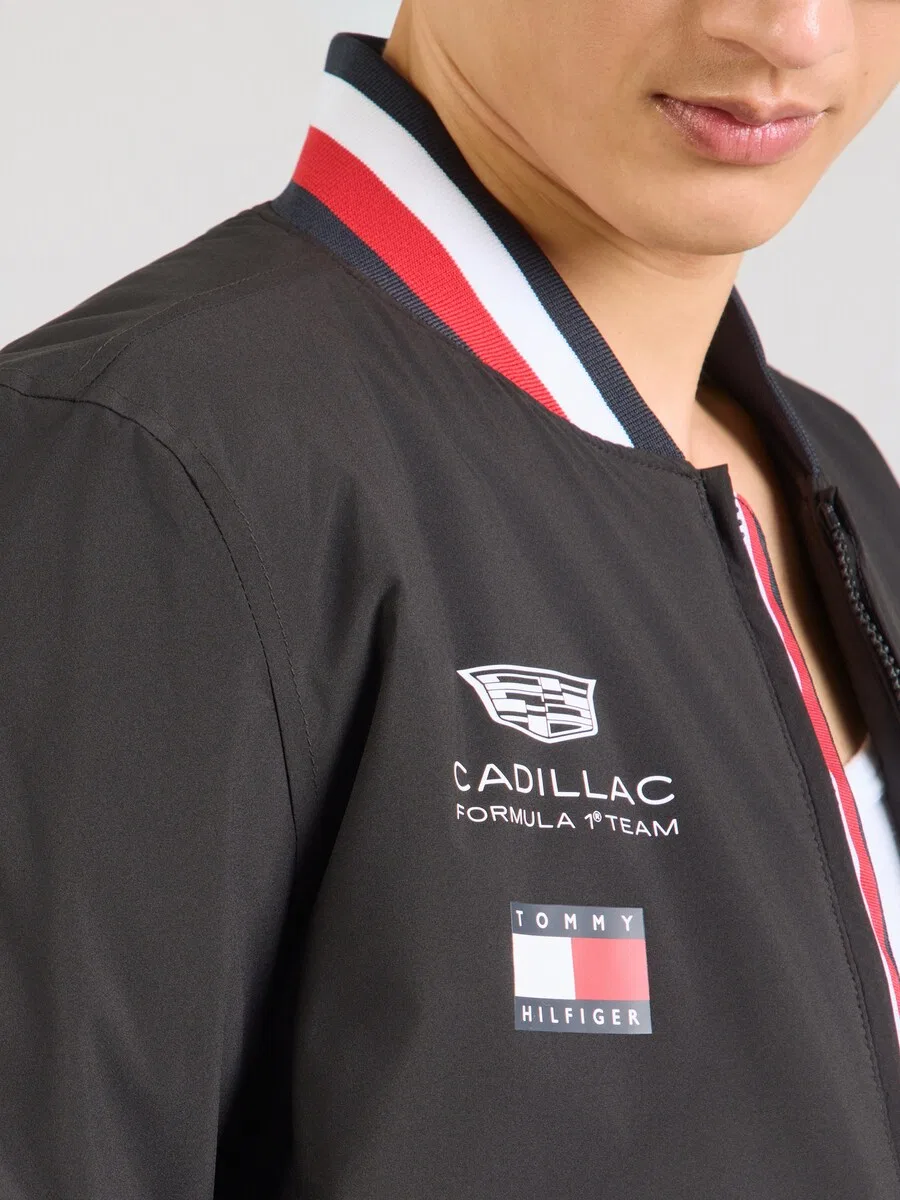 Куртка TOMMY HILFIGER Between-Season 'TH x CF1 REPLICA VARSITY' черного цвета — фото 3