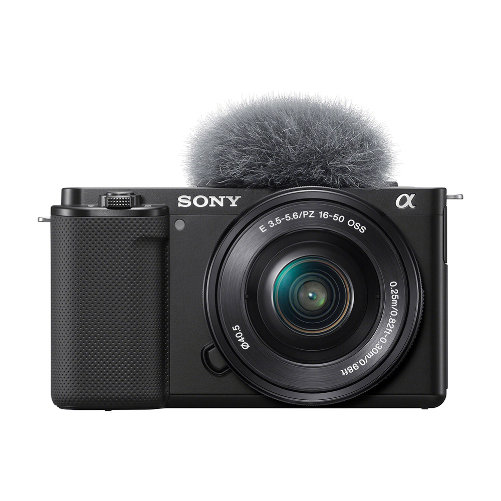 

Беззеркальный фотоаппарат Sony ZV-E10 с объективом E PZ 16-50 мм f/3.5-5.6 OSS, черный
