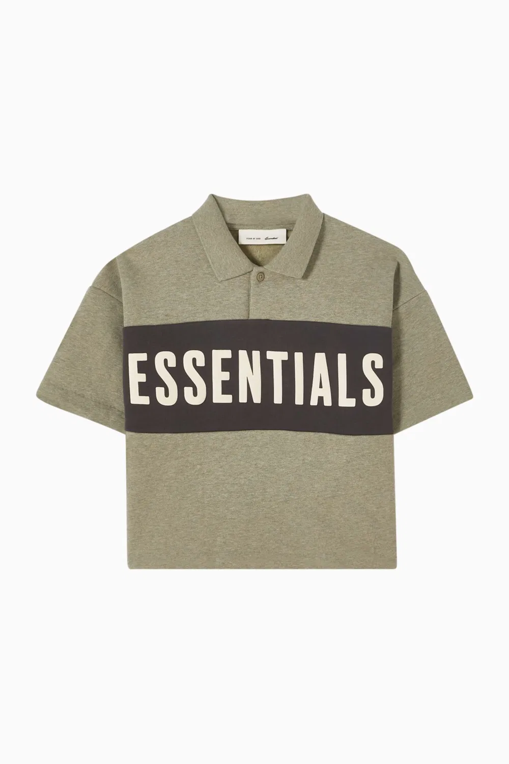 Поло с принтом Fear of God Essentials, зеленый