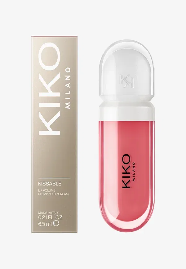 Крем для увеличения объема губ Kissable Lip Volume Plumping Lip Cream - средство для увеличения объема губ 6.5 мл Kiko Milano, цвет 03 bloomberry — фото 2