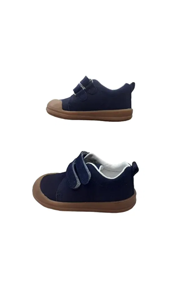 Детские повседневные кожаные туфли для мальчиков Momy, Navy Blue — фото 4
