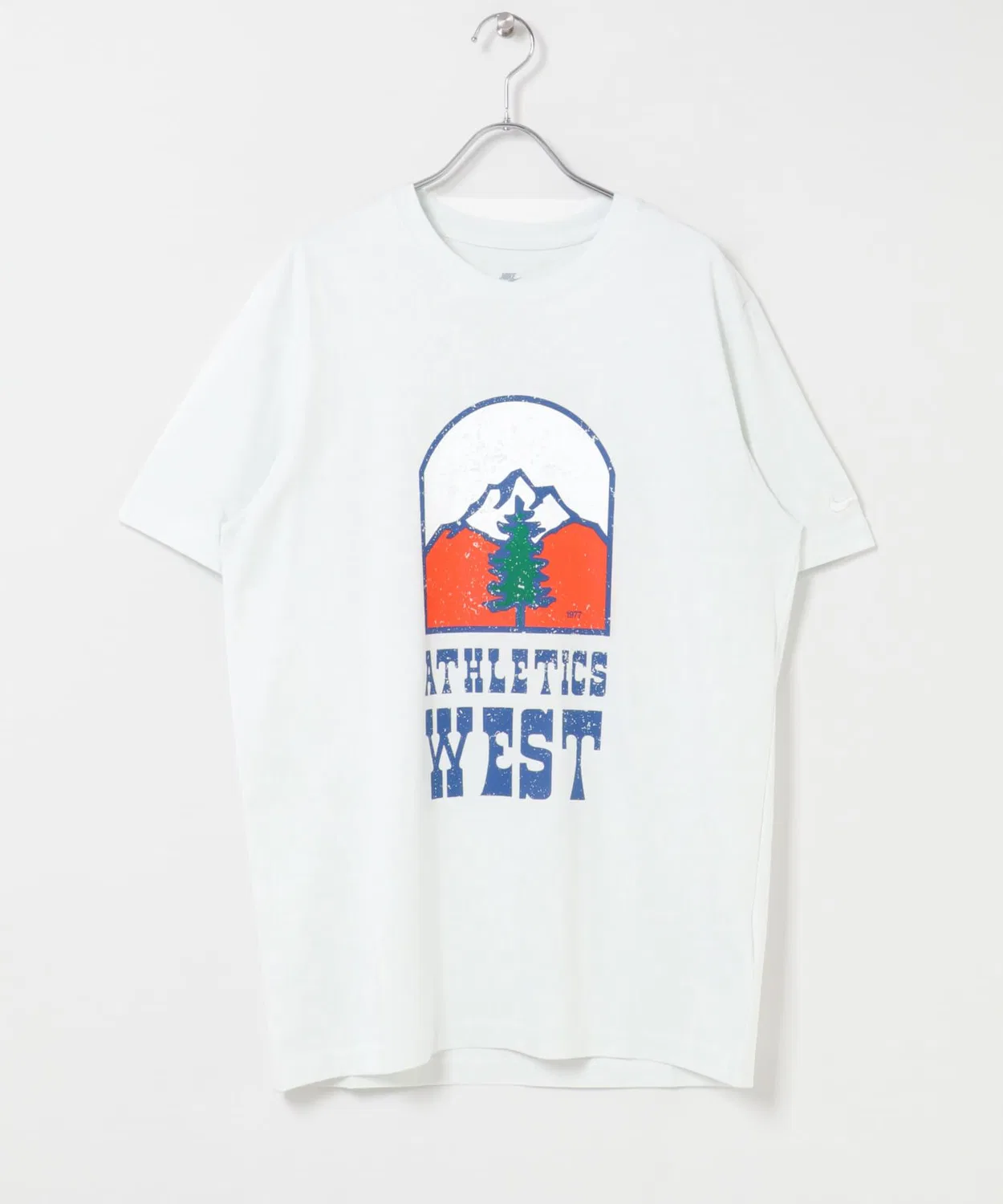 Мужская футболка с принтом NIKE AS M NSW TEE WASH XMAP, White