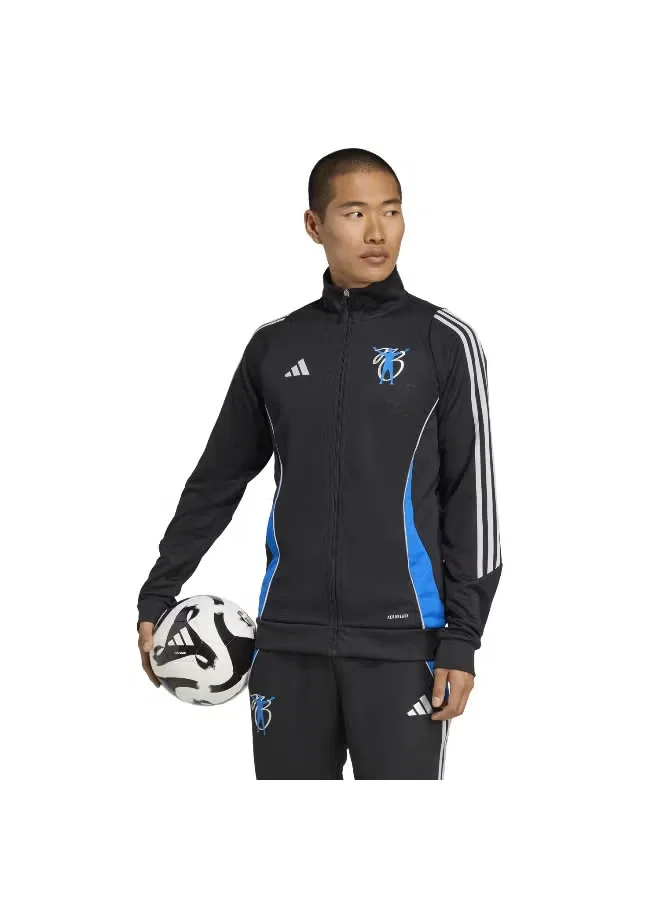 Куртка спортивная с влагоотводящей технологией Jb Tr Jkt Adidas, черный