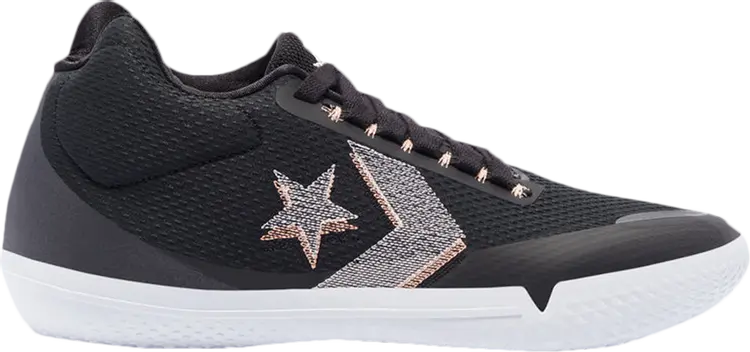 

Кроссовки Converse All Star BB Evo Mid Hi-Vis Collection - Black Sunset Glow, черный