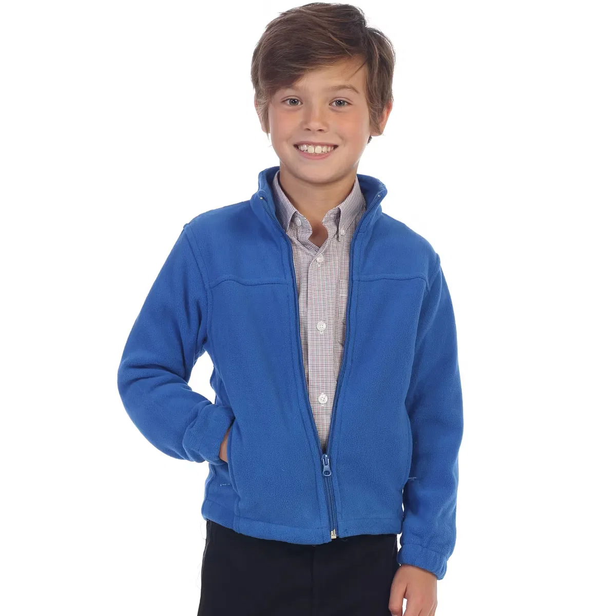 Куртка на молнии Polar Fleece GIOBERTI, Royal — фото 2