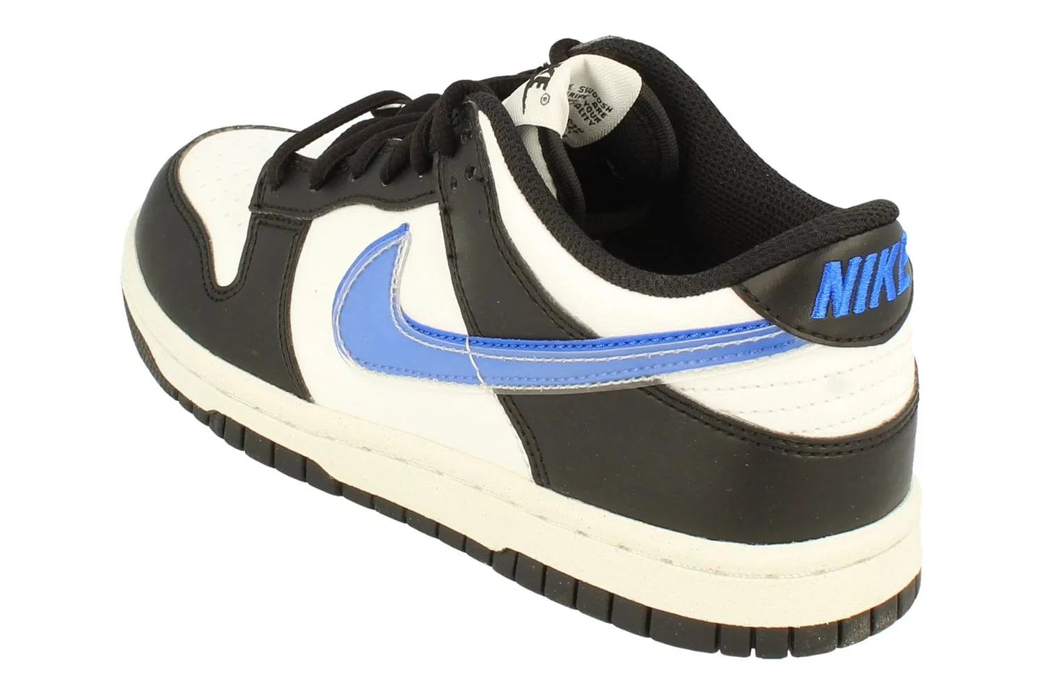 Детские кроссовки для мальчиков с закрытым носком NIKE Dunk Low Next Nature Gs NIKE, Black Hyper Royal — фото 2