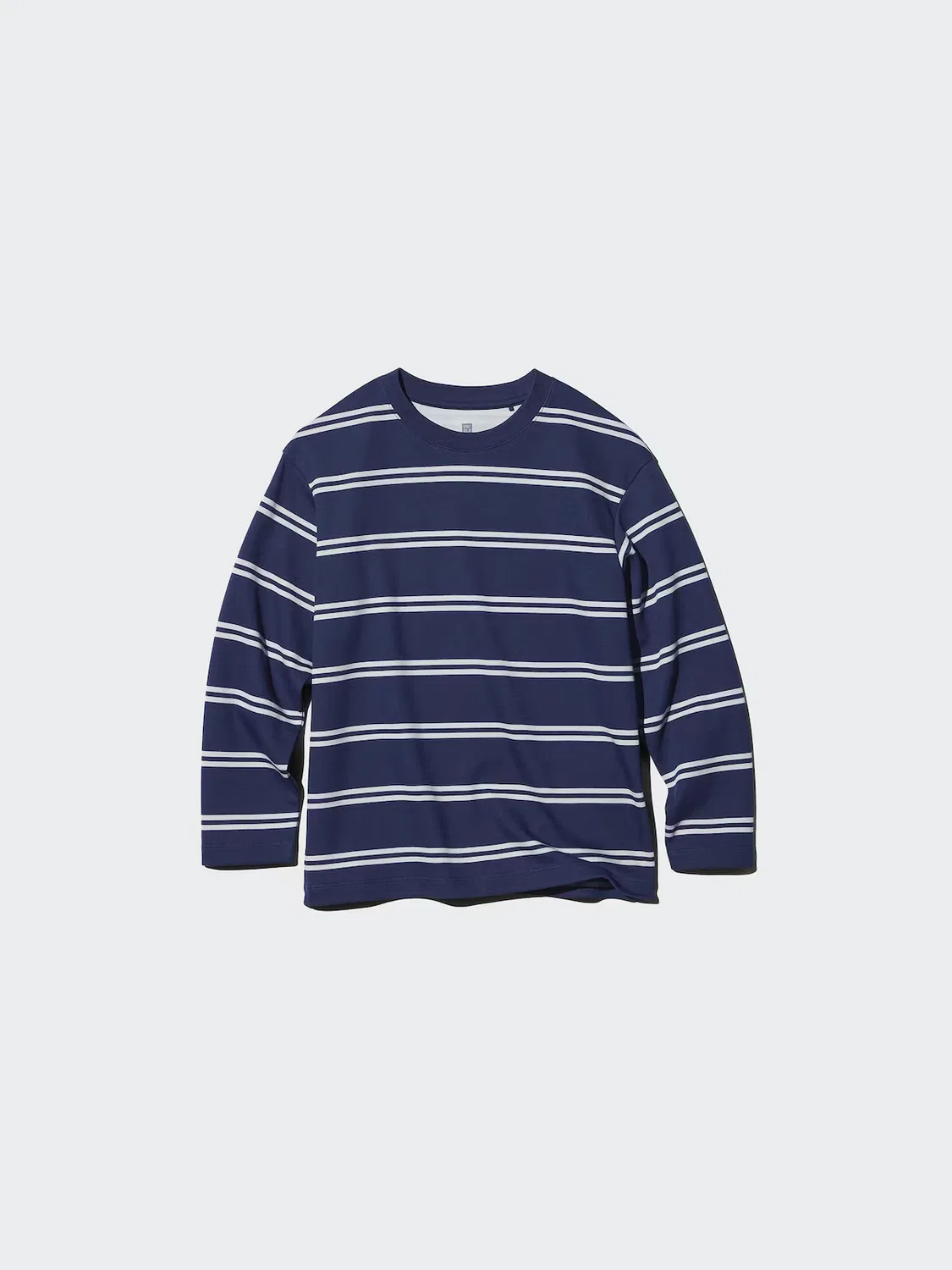 Футболка Uniqlo Airism, детская, полосатая, зеленый — фото 4