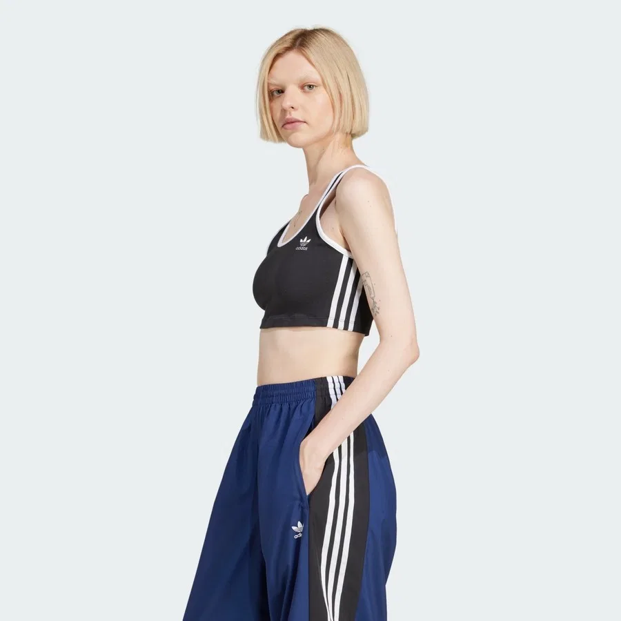 Бюстгальтер спортивный с 3 полосами Adicolor Originals JD4612 adidas, Оранжевый