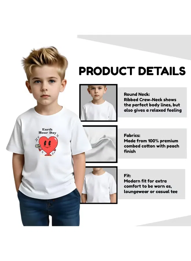 Футболка с принтом для мальчика Earth Hour Day Printshop4Me, дизайн 3 — фото 4