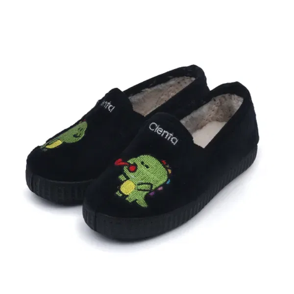 Кеды для детей Slip-on, Tobaks, Cienta Kids, черный — фото 3