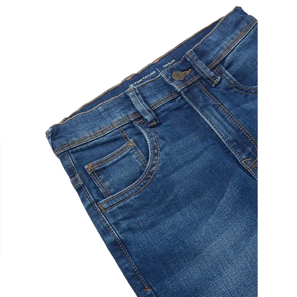 Детские джинсы для мальчиков Tim Slim Tom tailor, Blue — фото 3