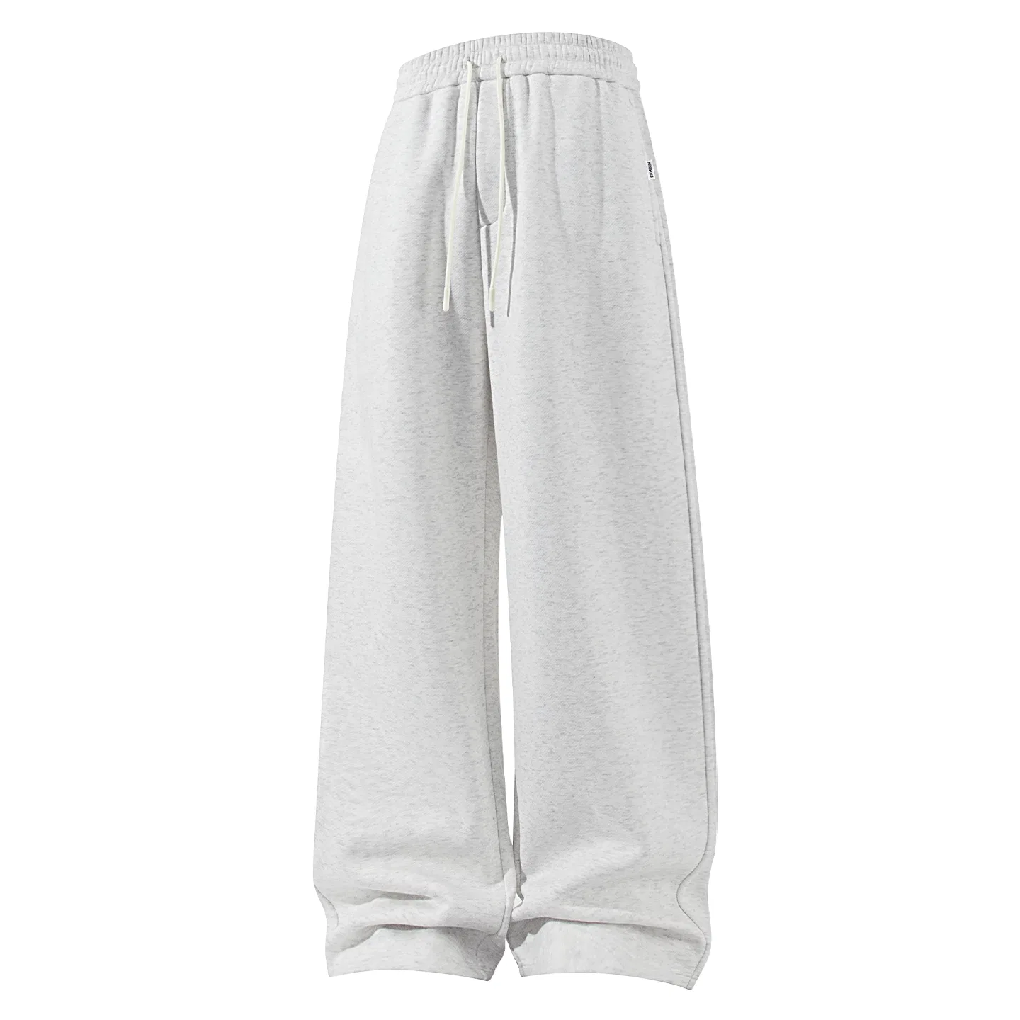 Детские штаны повседневные Heavyweight Fleece-Lined MINISO, White Heather Gray