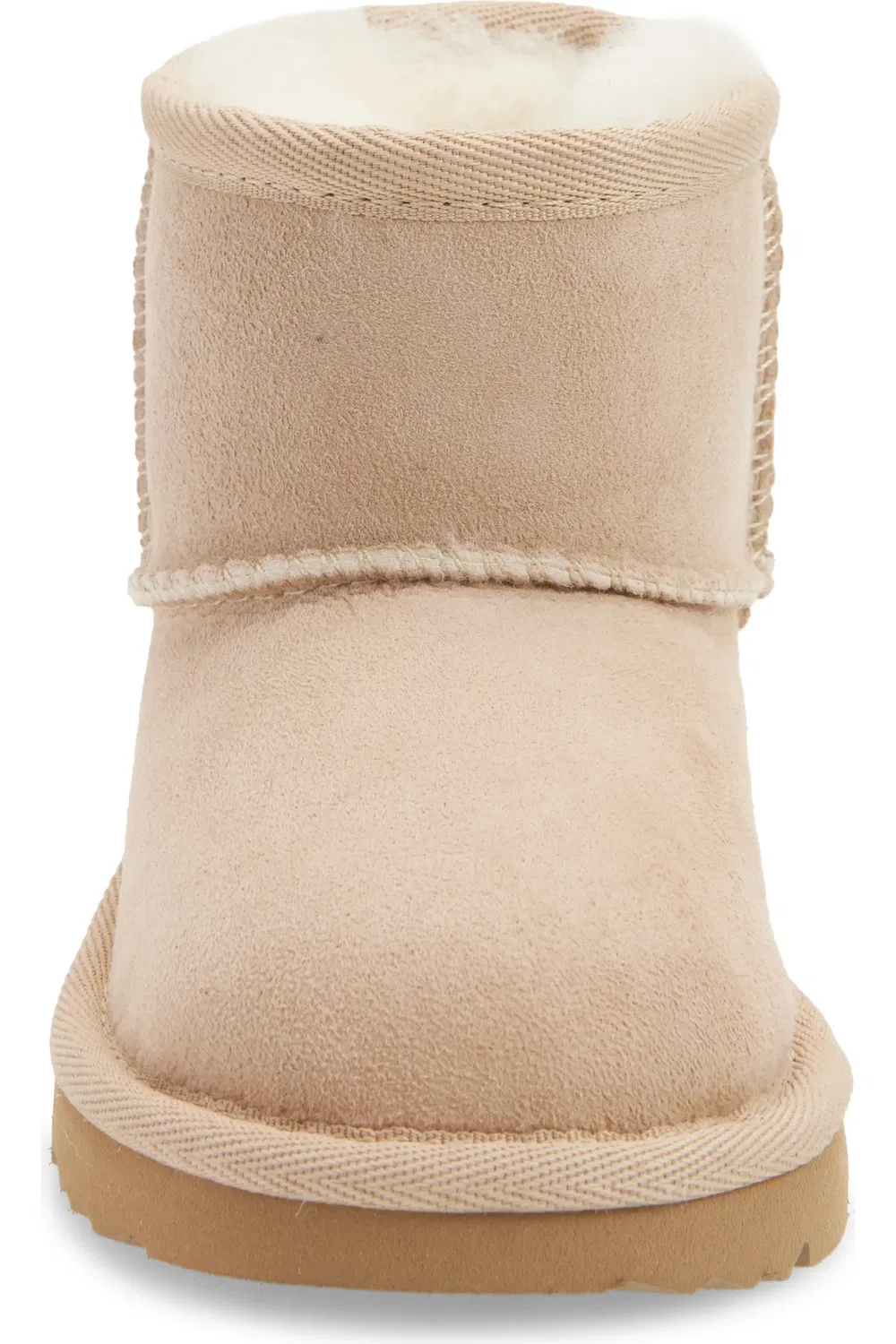 Детские ботинки на плоской подошве Classic Mini II UGG, Sand — фото 4