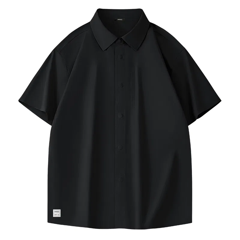 Детская рубашка с отложным воротником Ice Silk Sun Protection MINISO, Black