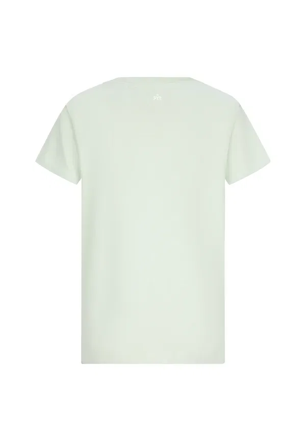 Футболка хлопковая basic t-shirt Retour Jeans, Soft Mint — фото 2