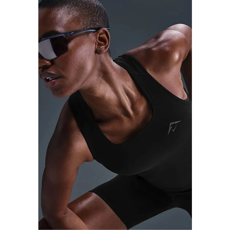 Женский топ для бега Nike Dri Fit Adv Trail, Черный — фото 3